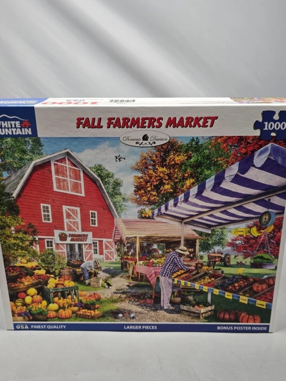 White Mountain Puzzles Fall Farmers Market Jigsaw Puzzle